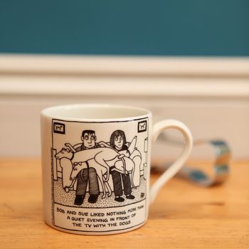 'A Quiet Evening In' Dog Mug, 2 of 5