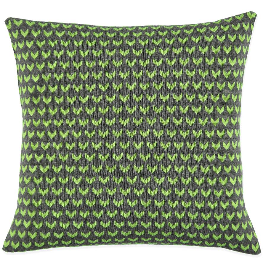 aaron neon yellow cushion by beulahhome