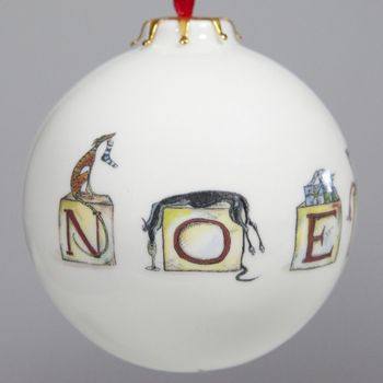 'Noel Jack In A Box' Dog Christmas Bauble Decoration, 3 of 4