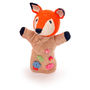 Fox Hand Puppet In Organic Cotton, thumbnail 1 of 1