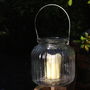 Large Ridged Glass Lantern, thumbnail 3 of 6