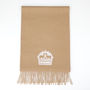 The Alpaca Co. Crest Scarf Camel, thumbnail 2 of 8