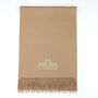 The Alpaca Co. Crest Scarf Camel, thumbnail 3 of 8