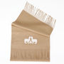 The Alpaca Co. Crest Scarf Camel, thumbnail 5 of 8