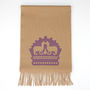 The Alpaca Co. Crest Scarf Camel, thumbnail 7 of 8