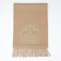 The Alpaca Co. Crest Scarf Camel, thumbnail 8 of 8