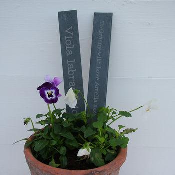 Personalised Engraved Slate Plant Marker, 6 of 6