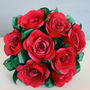 Red Rose Paper Bouquet, thumbnail 1 of 8
