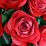 Red Rose Paper Bouquet, thumbnail 3 of 8