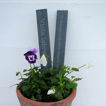 Personalised Engraved Slate Plant Marker, 2 of 6