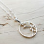 Sterling Silver Bud Loop Necklace, thumbnail 1 of 5