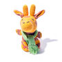 Giraffe Hand Puppet In Organic Cotton, thumbnail 1 of 1