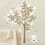 Simple Tree With Teddy Bear Wall Sticker, thumbnail 1 of 3