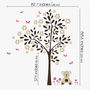 Simple Tree With Teddy Bear Wall Sticker, thumbnail 2 of 3