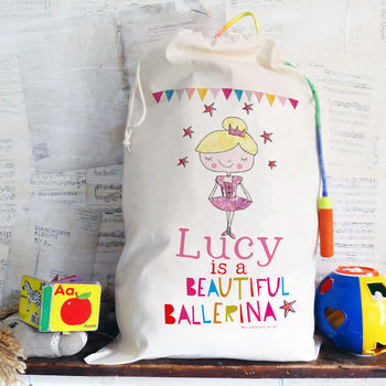 Personalised Let's Dress Up Toy Sack, 5 of 8