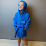 Child's Personalised Embroidered Bathrobe, thumbnail 2 of 7