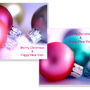 Christmas Baubles Card Pack Of 10, thumbnail 3 of 3