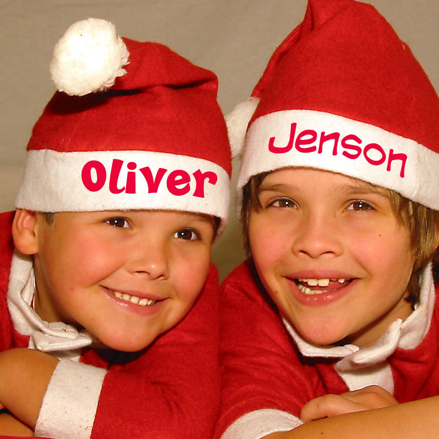 Personalised sales kids hats