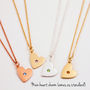 Design Your Own Birthstone Heart Necklace, thumbnail 2 of 6