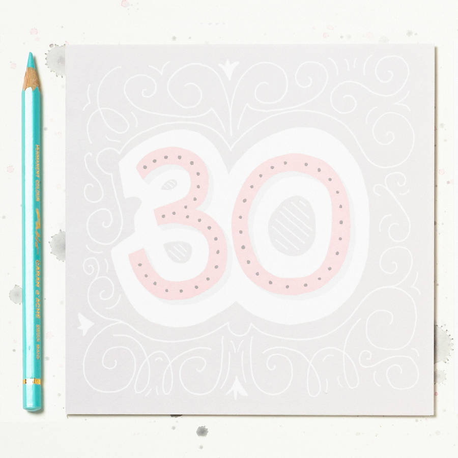 Image of 30th Birthday Card
