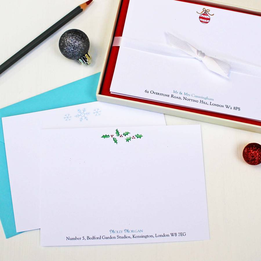 Create Your Own Christmas Correspondence Cards, 1 of 11