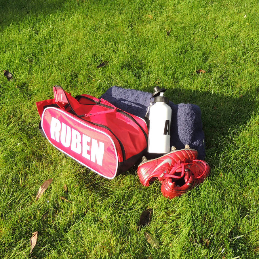 Image of Personalised Bumper Sports Pack, Red/Navy/Royal Blue