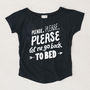 'Let Me Go Back To Bed' Women's Loose Fit T Shirt, thumbnail 3 of 7