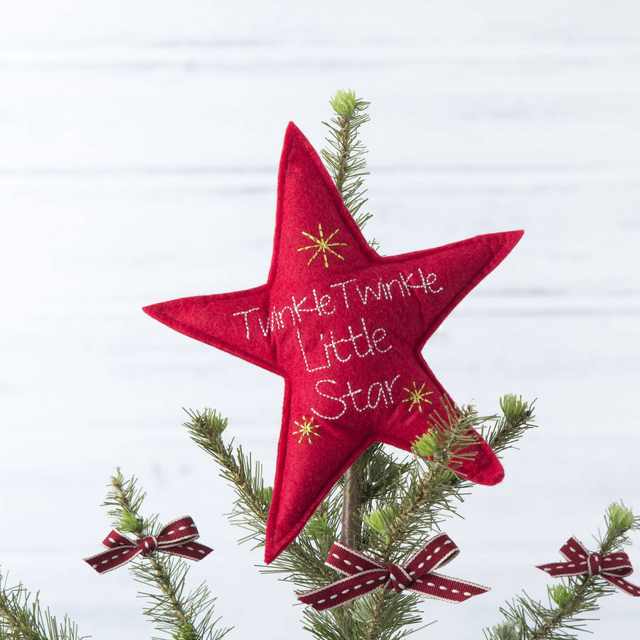 felt star christmas tree topper by the christmas home felt star christmas tree topper by the christmas home