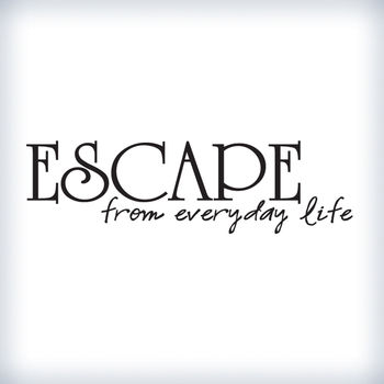 'Escape From Everyday Life' Wall Sticker, 2 of 3