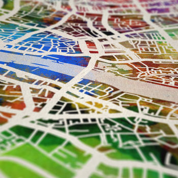 London Map Art Print, 7 of 7