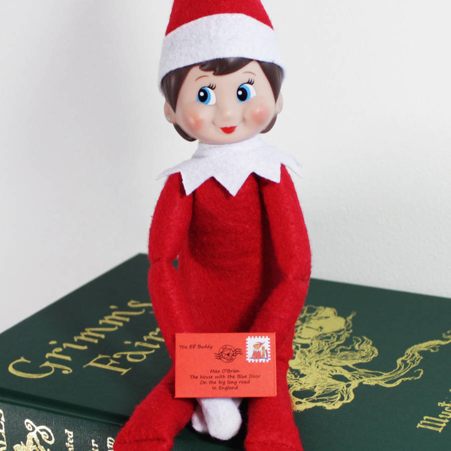 elf on the shelf personalised letter by little letter ...