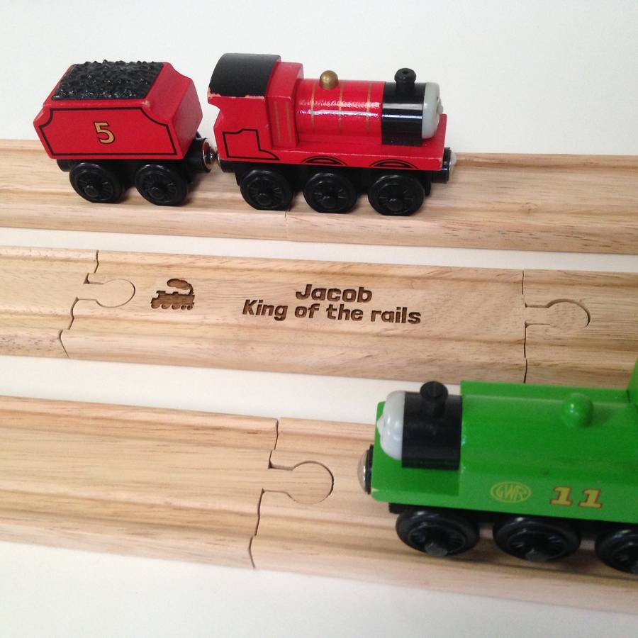 personalised train track