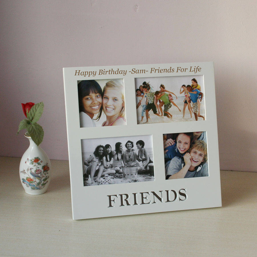 personalised friends photo frame collage style by 