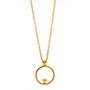 Gold Vermeil With Silver Ball Mini Pendant, thumbnail 1 of 7