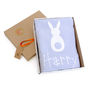 Easter Bunny Rabbit Personalised Baby Blanket, thumbnail 6 of 11