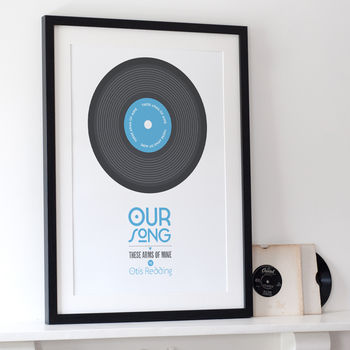 Personalised 'Our Song' Record Print, 2 of 12