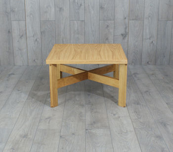 Oak Convertable Eco Coffee Table To Dining Table, 2 of 10