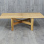 Handmade Oak Conver Table Coffee Table To Dining Table, thumbnail 5 of 11