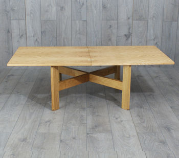 Oak Convertable Eco Coffee Table To Dining Table, 3 of 10
