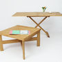 Oak Convertable Eco Coffee Table To Dining Table, thumbnail 6 of 10