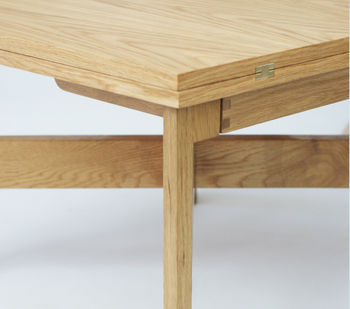 Oak Convertable Eco Coffee Table To Dining Table, 7 of 10