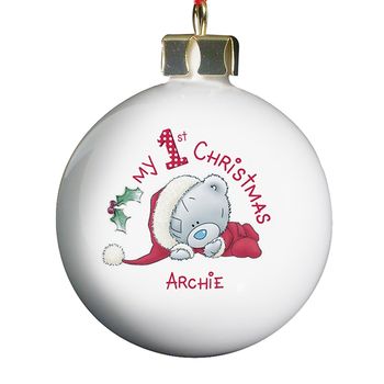Personalised Baby's First Christmas Bauble, 3 of 4