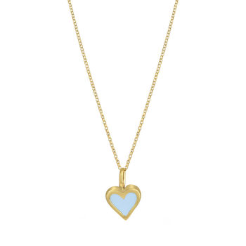 Gold And Enamelled Heart Necklace, 3 of 10