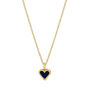 Gold Plated And Enamelled Heart Necklace, thumbnail 4 of 10