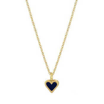 Gold And Enamelled Heart Necklace, 4 of 10