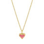 Gold Plated And Enamelled Heart Necklace, thumbnail 6 of 10