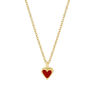 Gold Plated And Enamelled Heart Necklace, thumbnail 8 of 10