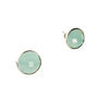 Cressida Stud Earrings Chrysoprase And Silver, thumbnail 1 of 3