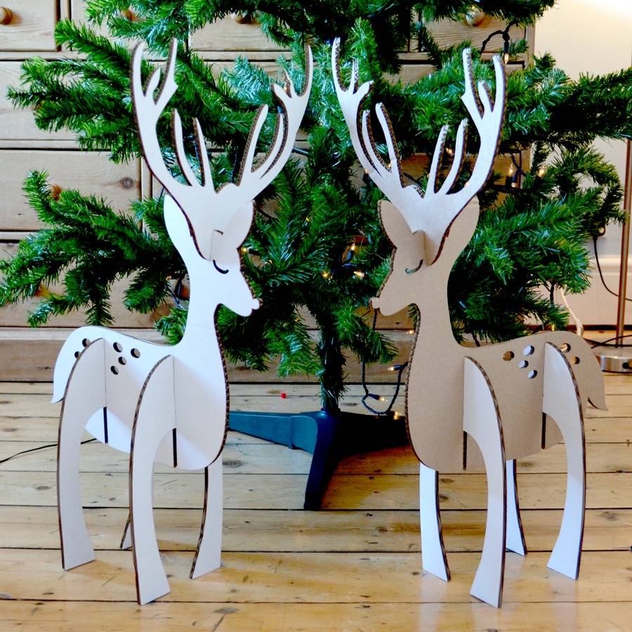 Make Your Own Festive Reindeer By Hullaballoo Notonthehighstreet