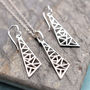 Sterling Silver Asymmetric Triangle Set, thumbnail 1 of 5